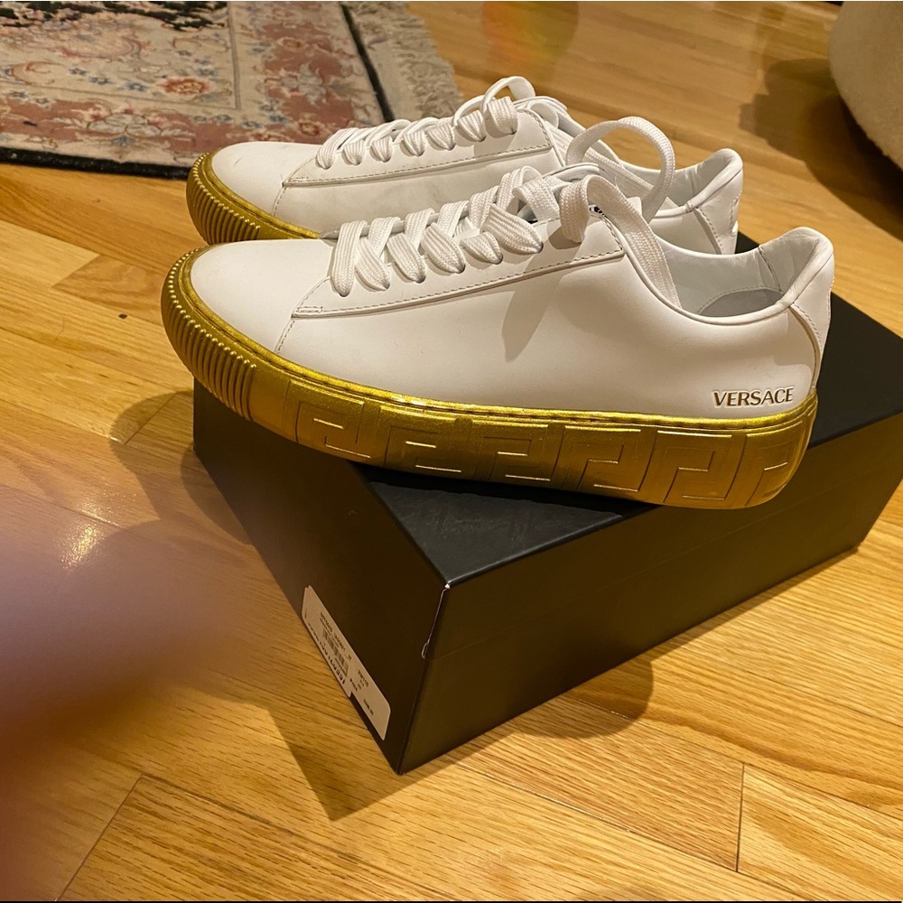 Brand New Versace sneakers with box and dust bag